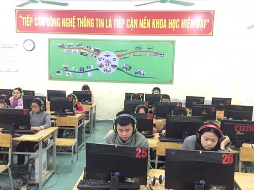 Học sinh trường th tt trâu quỳ sôi nổi tham gia cuộc thi ioe - tiếng anh cấp huyện trên mạng internet năm học 2020-2021